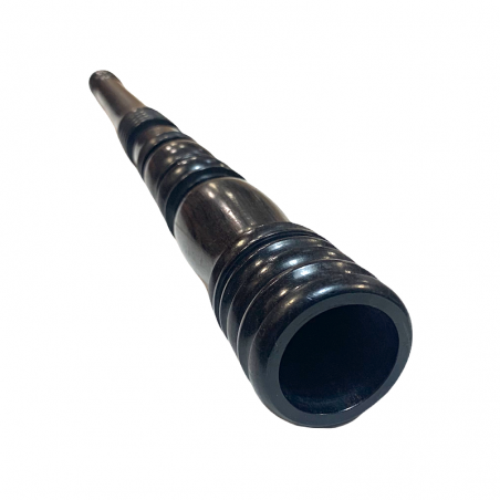 Long ebony chillum.